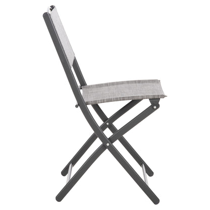 Foldable Outdoor Chair Mag Hm5971.01 Grey Metal-grey Textilene 45x51x81hcm.