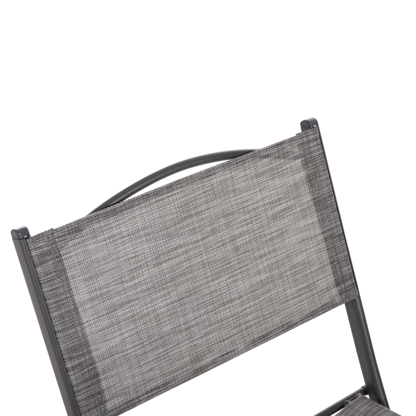 Foldable Outdoor Chair Mag Hm5971.01 Grey Metal-grey Textilene 45x51x81hcm.