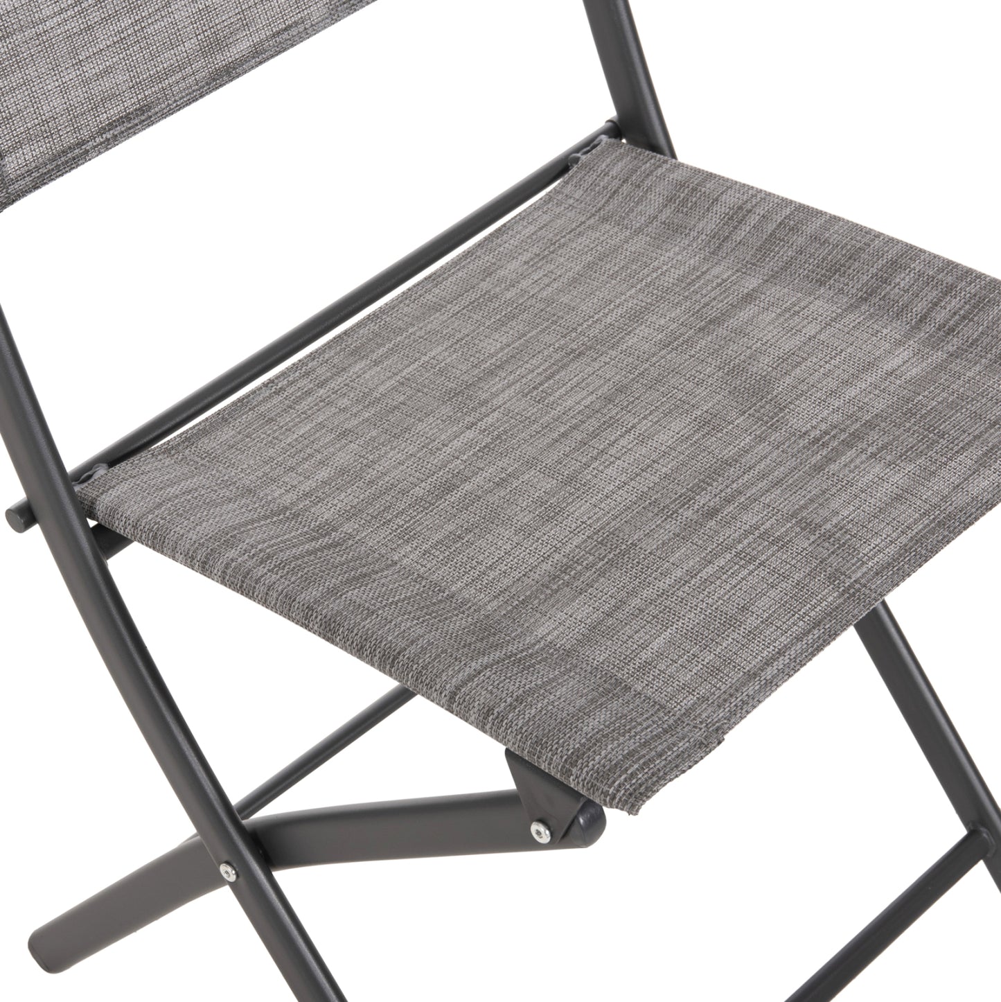 Foldable Outdoor Chair Mag Hm5971.01 Grey Metal-grey Textilene 45x51x81hcm.