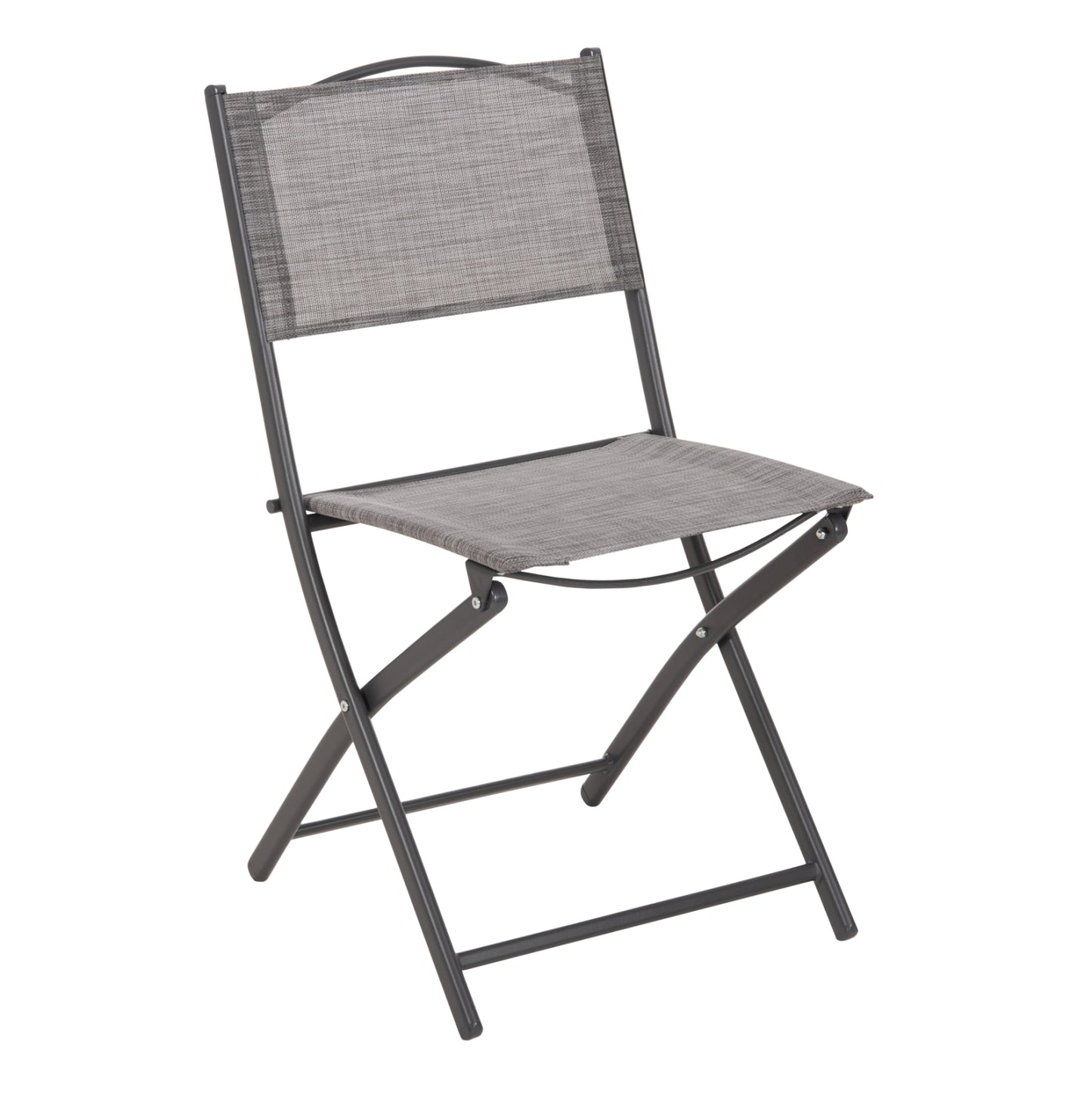 Foldable Outdoor Chair Mag Hm5971.01 Grey Metal-grey Textilene 45x51x81hcm.