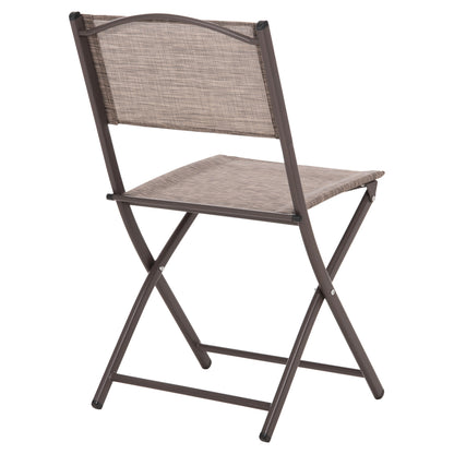 Foldable Outdoor Chair Mag Hm5971.02 Brown Metal-brown Textilene 45x51x81hcm.