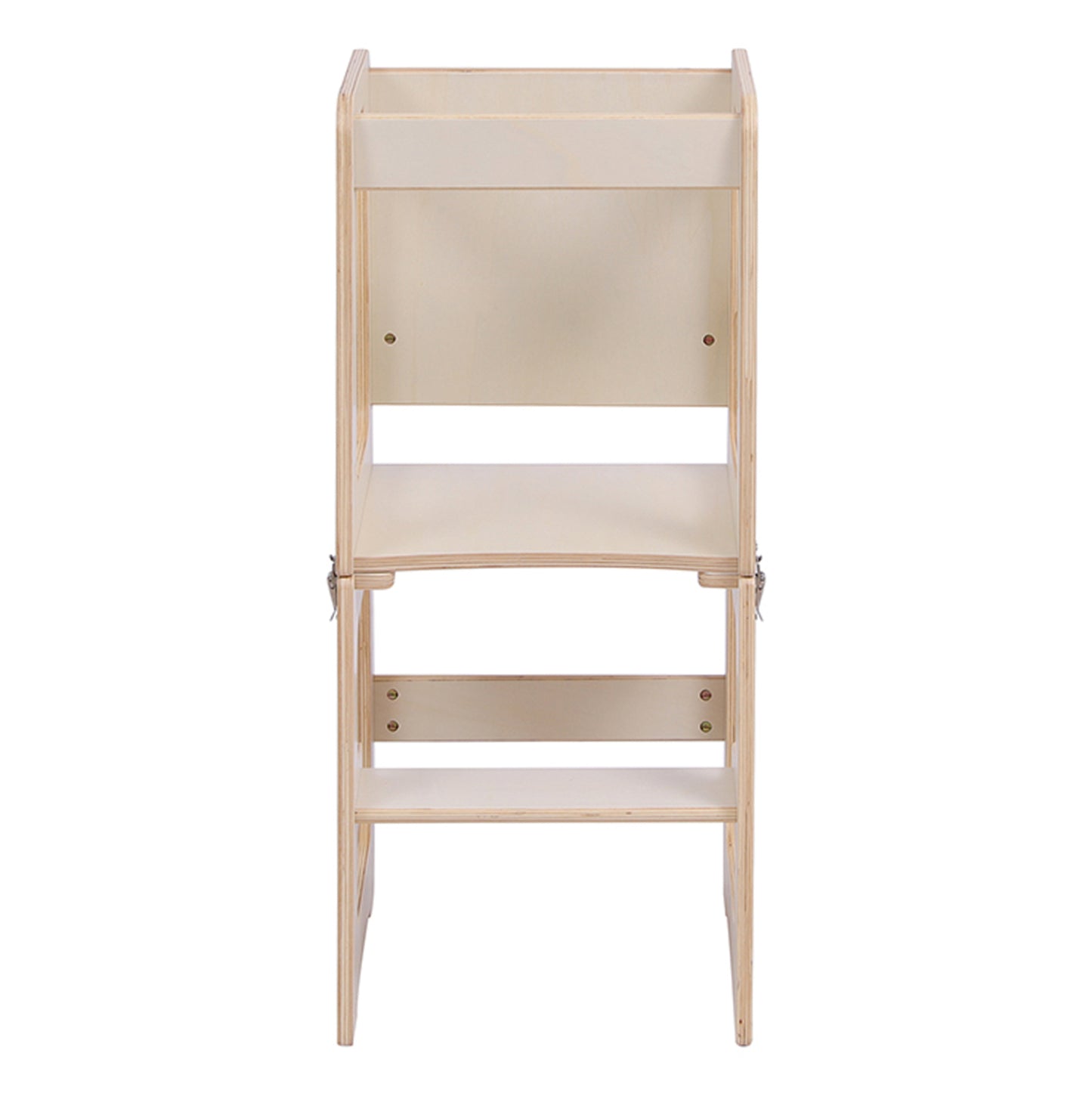 Learning Tower With Blackboard Ricki Hm18345.01 Pine Wood In Natural 37x40x84hcm