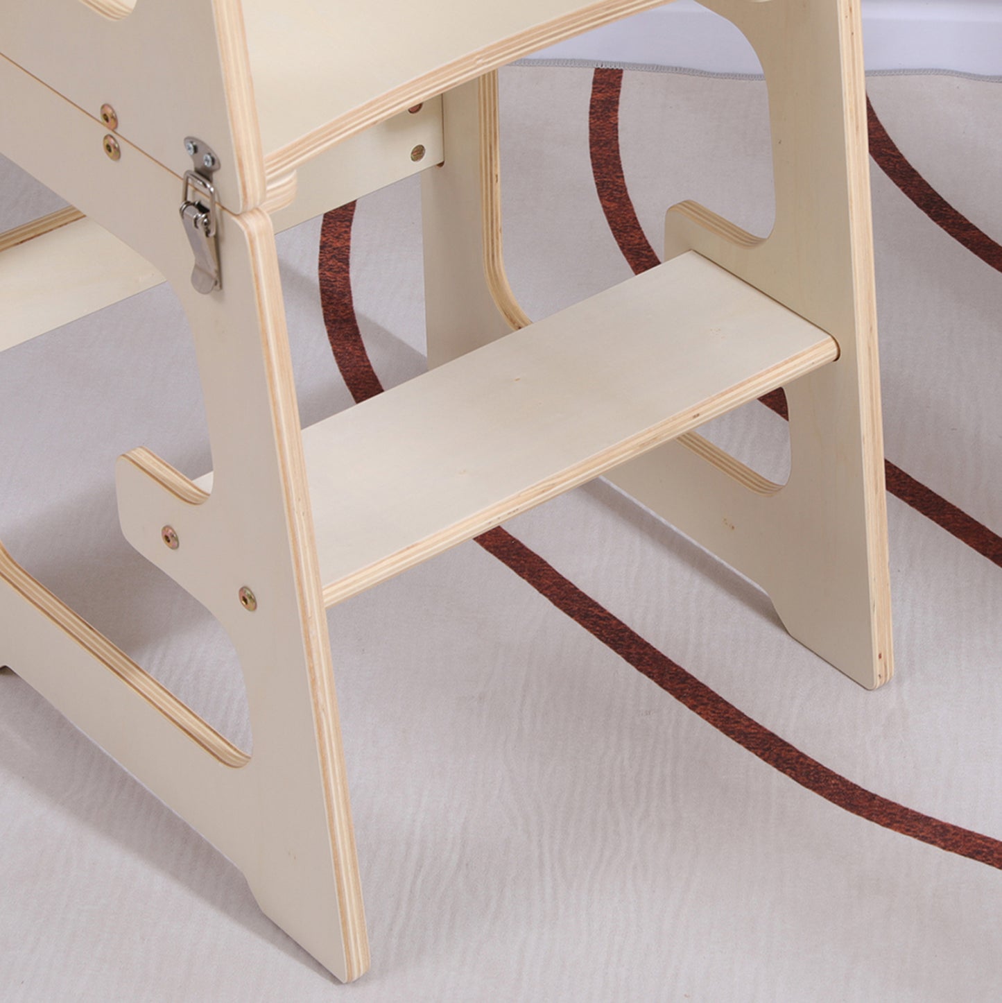 Learning Tower With Blackboard Ricki Hm18345.01 Pine Wood In Natural 37x40x84hcm