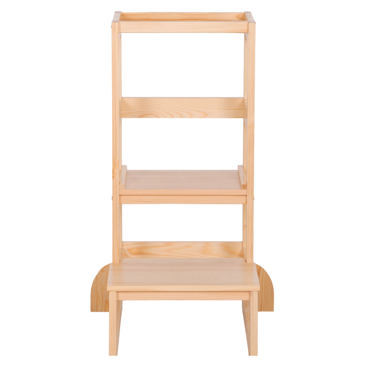 Children's Learning Tower T.montessori Pepe Hm9291.01 Pine Wood In Natural Color 55x53x90hcm.