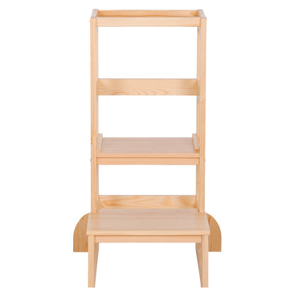 Children's Learning Tower T.montessori Pepe Hm9291.01 Pine Wood In Natural Color 55x53x90hcm.