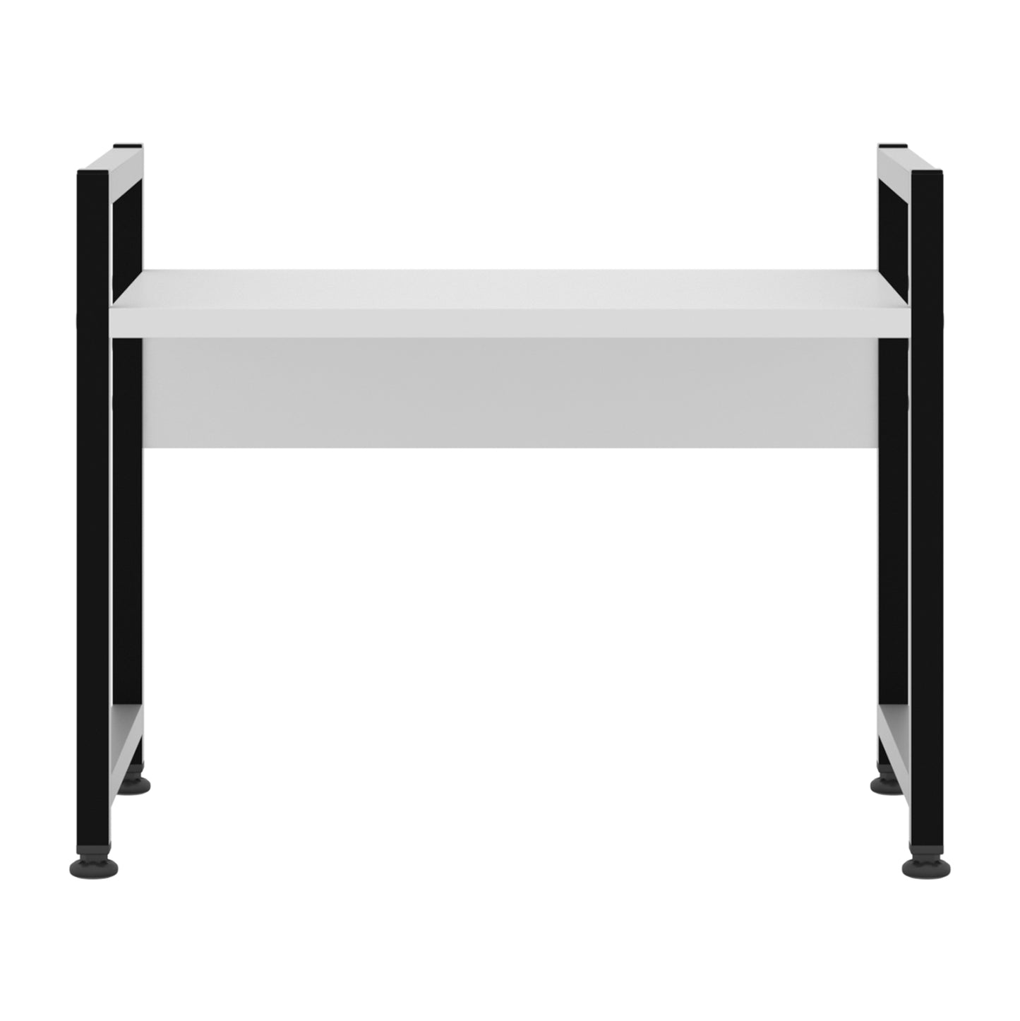 Kitchen Organizing Shelf Becko Hm18219.01 Melamine In White-black Metal 53x35x41hcm.