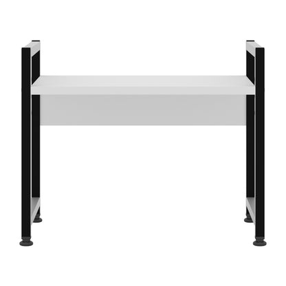 Kitchen Organizing Shelf Becko Hm18219.01 Melamine In White-black Metal 53x35x41hcm.