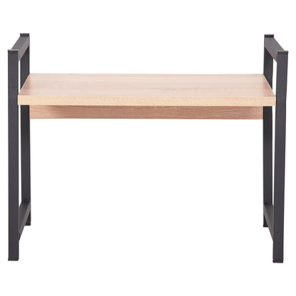 Kitchen Organizing Shelf Becko Hm18219.03 Melamine In Sonama-black Metal 54.5x35x41hcm.