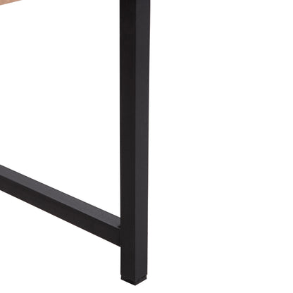 Kitchen Organizing Shelf Becko Hm18219.03 Melamine In Sonama-black Metal 54.5x35x41hcm.
