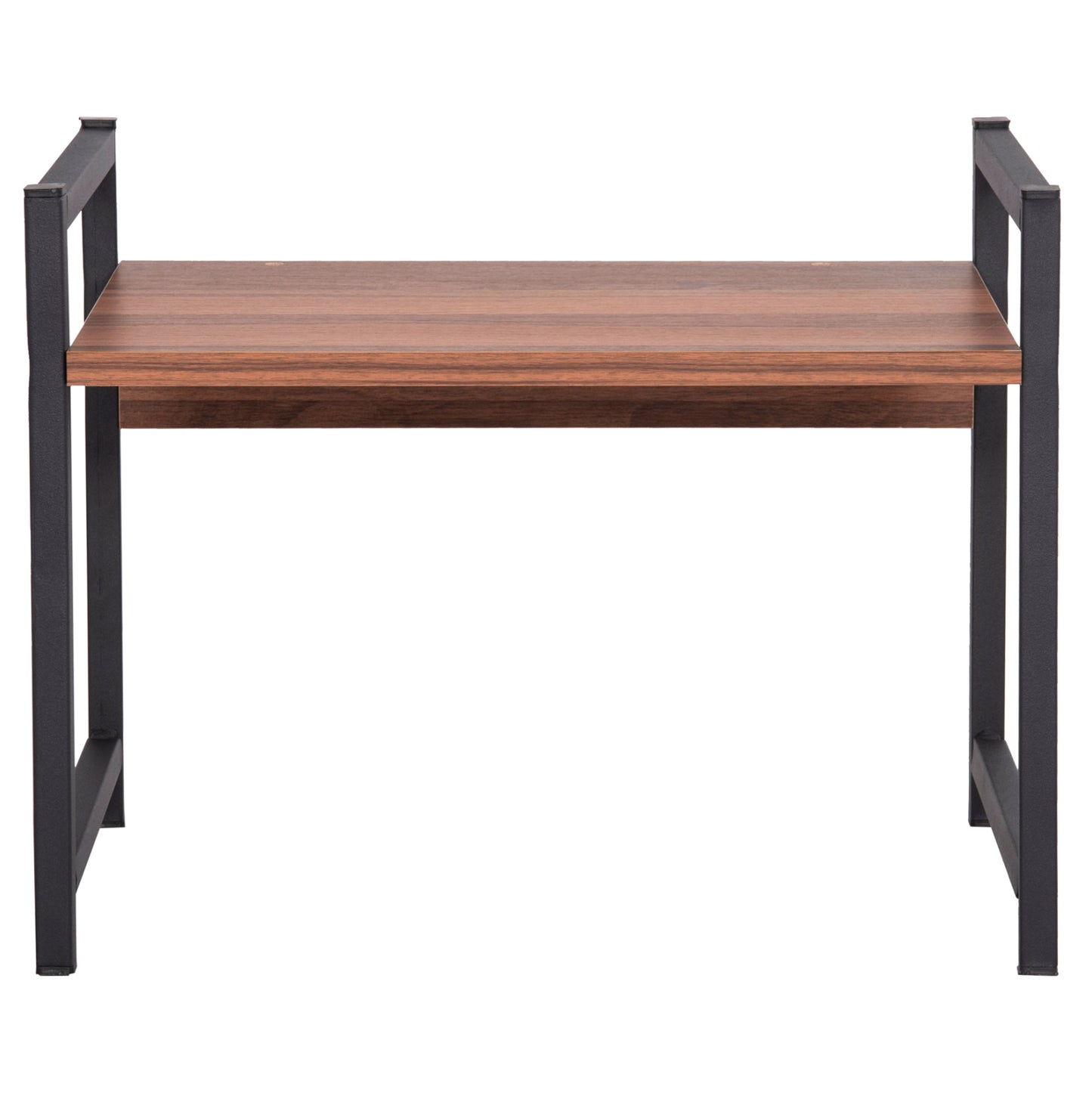 Kitchen Organizing Shelf Becko Hm18219.05 Melamine In Walnut-black Metal 54.5x35x41hcm.