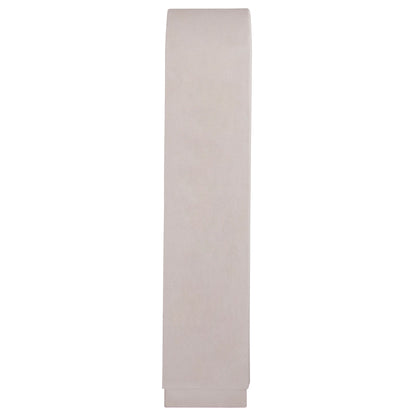Shelf Rack Series Santorini Hm18045 Mdf In Off-white-shelves Made Of Fir Wood In Natural Color 60x38.5x179hcm.
