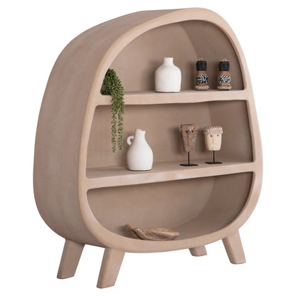 Shelves Rack Series Santorini Hm18060.02 Mdf In Brown 120x38x133hcm.