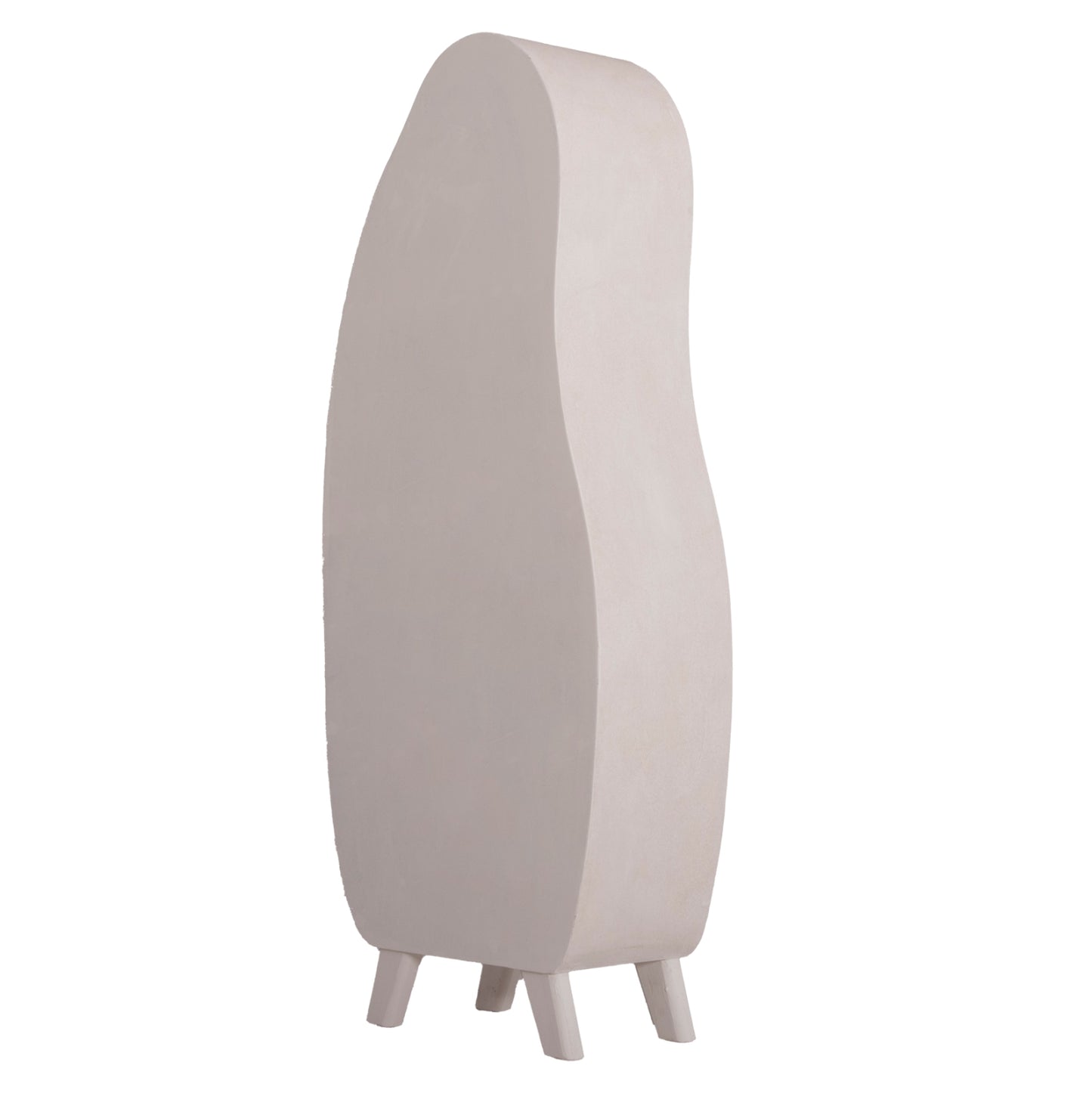 Shelf Rack Series Santorini Hm18067 Mdf In Off-white 80x38x196hcm.