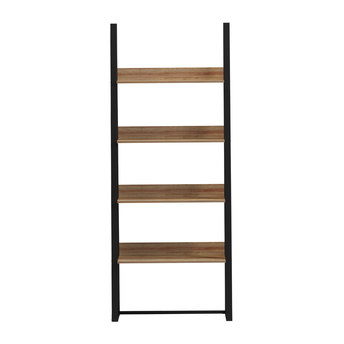 Rack Izabel Hm18376.01 Metal Frame--melamine In Oak 75x36x185hcm.