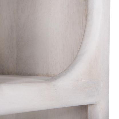 Tallboy Handyr Hm9706 Solid Mango Wood In White Color 60x35x120hcm.