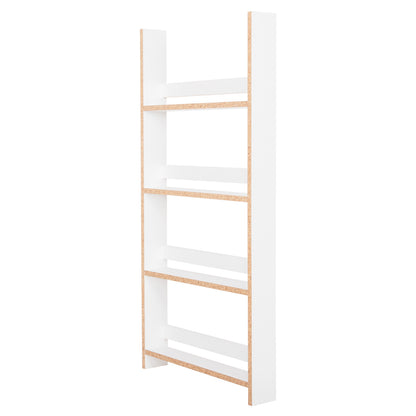 Wall Shelves Sani Hm18224.01 Melamine In White 60x10x120hcm. (4 Shelves)