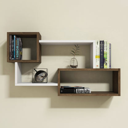 Wall Shelves Tanner Hm8948.11 Melamine In Natural-white 90,5x20x51hcm.