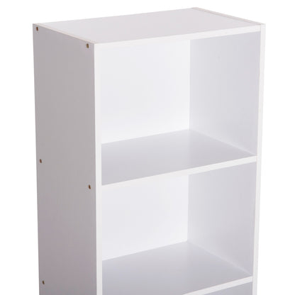 Wall Shelf Rack Cubicon Hm9941.01 Melamine In White 38,5x23,5x80hcm.