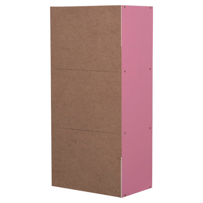 Wall Shelf Rack Cubicon Hm9941.06 Melamine In Pink-white 38,5x23,5x80hcm.