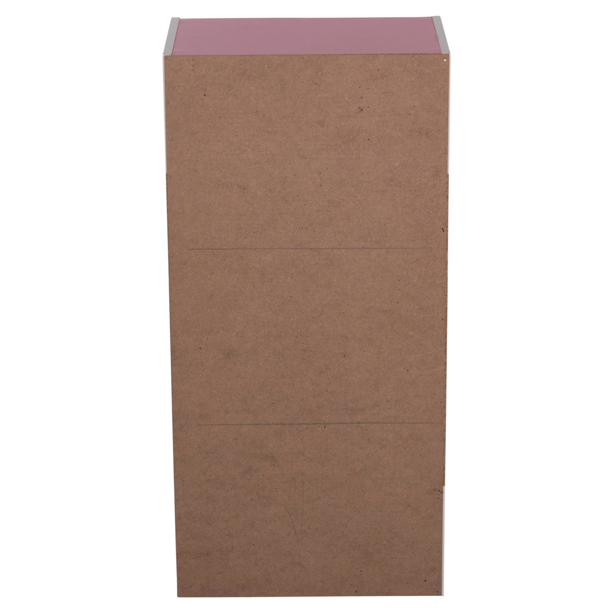 Wall Shelf Rack Cubicon Hm9941.06 Melamine In Pink-white 38,5x23,5x80hcm.