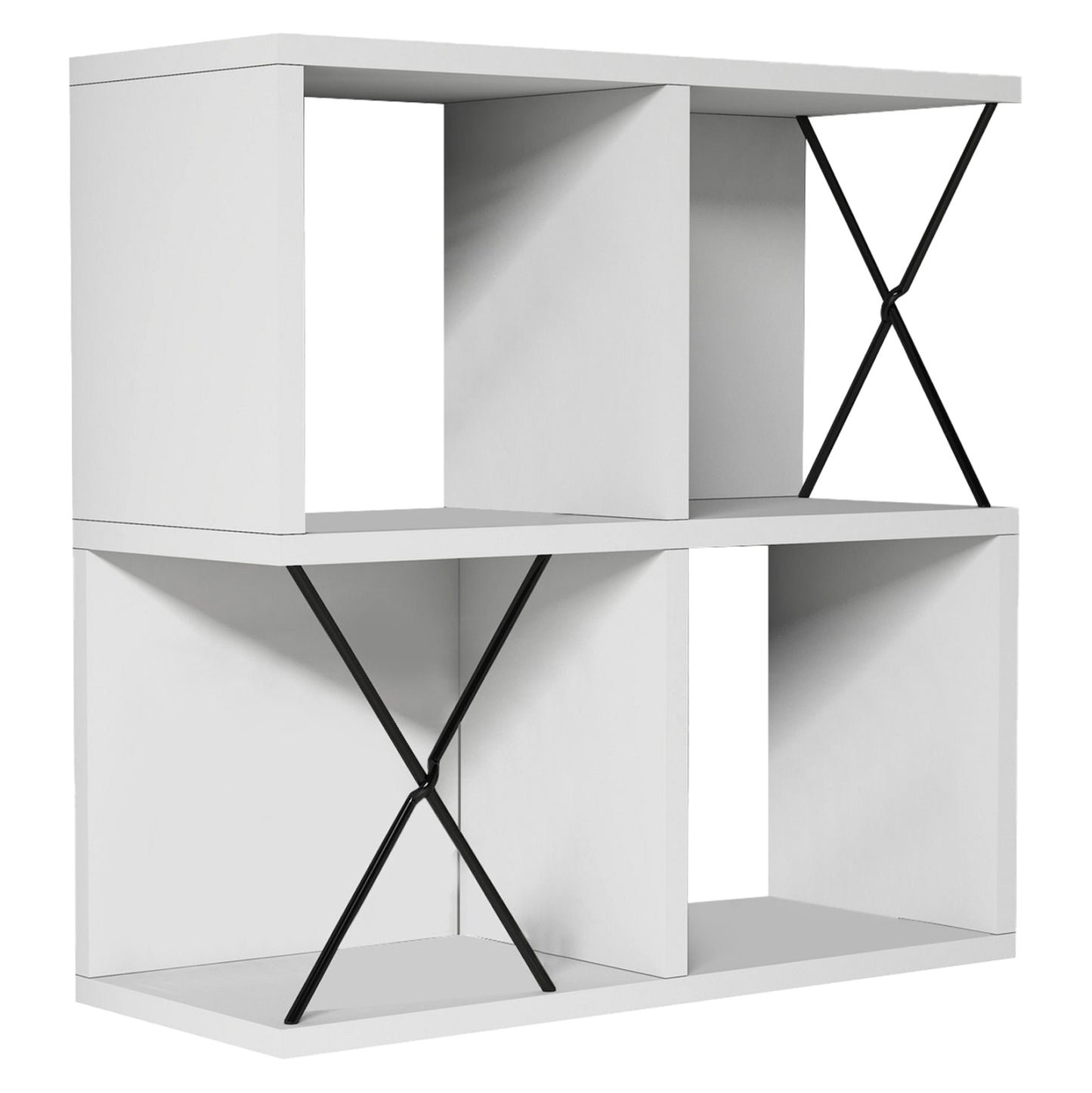 Wall Shelf Hm9520.03 Melamine In White Color 60x24x60hcm.