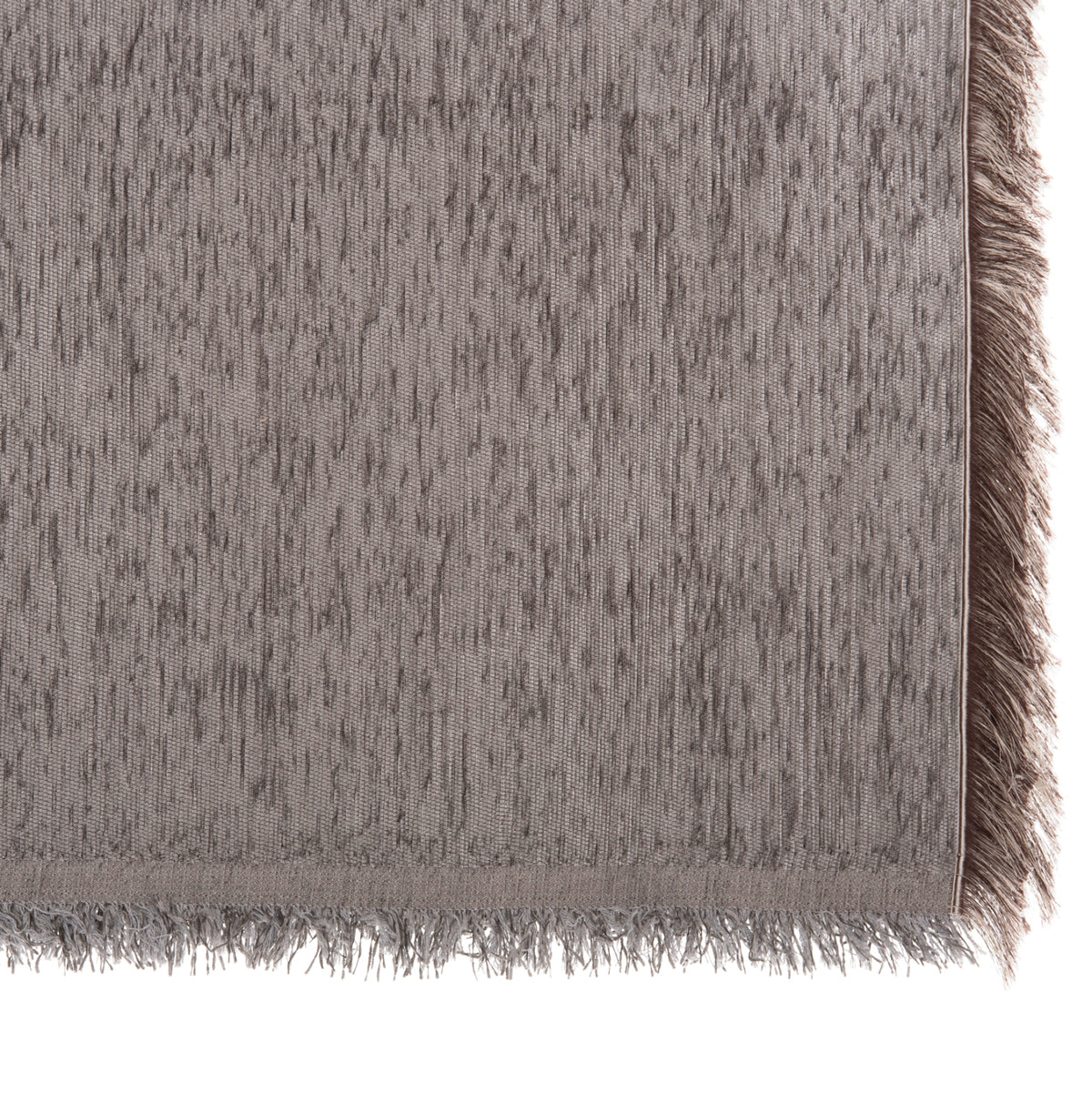 Sofa Cover-throw With Fringes Dreamtopia Hm12161.07 In Grey Color 245x170cm.