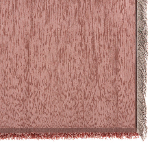 Sofa Cover-throw With Fringes Dreamtopia Hm12164.11 In Dusty Pink Color 178x178cm.
