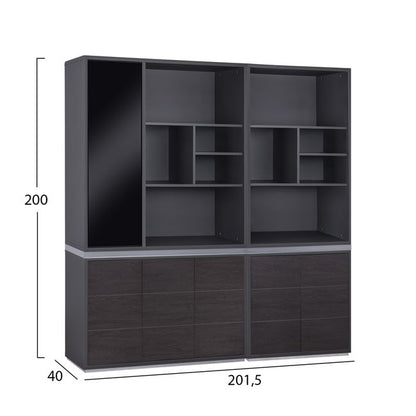 Set 2 Pieces Professional Office Library Rosewood Hm11200