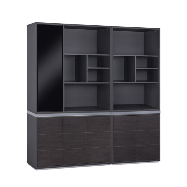 Set 2 Pieces Professional Office Library Rosewood Hm11200