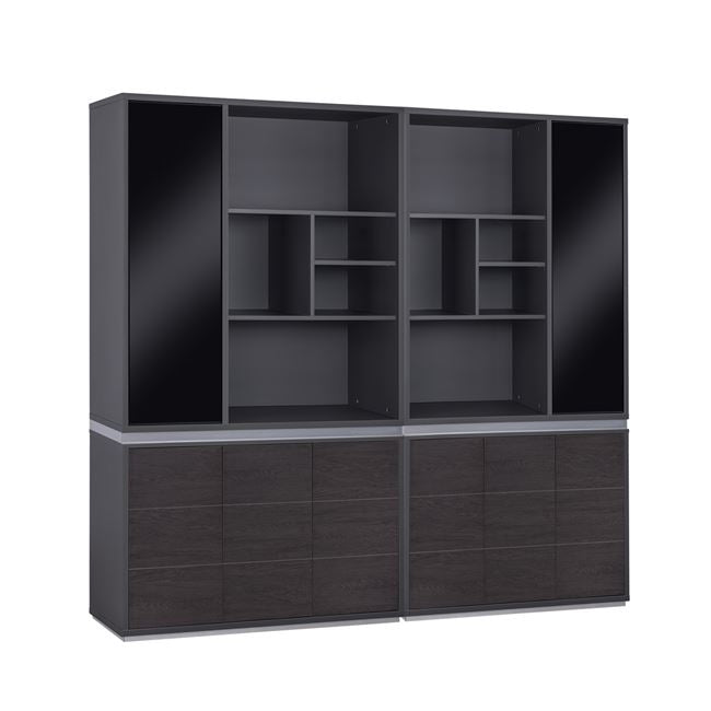 Set 2 Pieces Professional Office Library Rosewood Hm11199