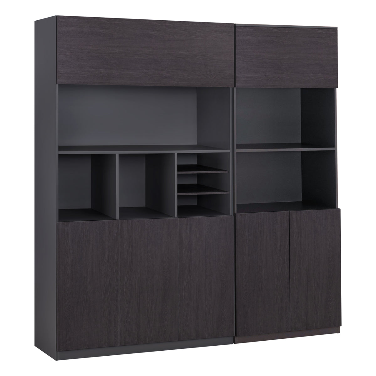 Set Professional Office Library 2 Pieces Rosewood Hm11203