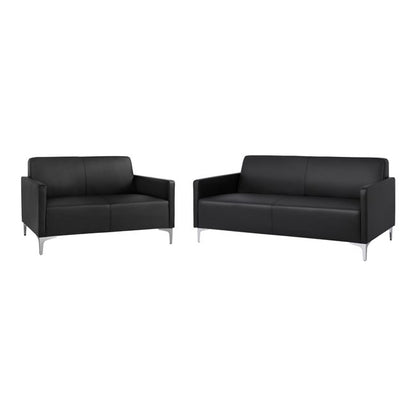 Ser 2 Pieces Sofa 3 & 2 Seater Nellie Hm11274.01 Black Color