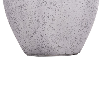 Garden Planters Set 3pcs Series Gardener Hm4718 Fiberclay In White Φ55x54hcm.