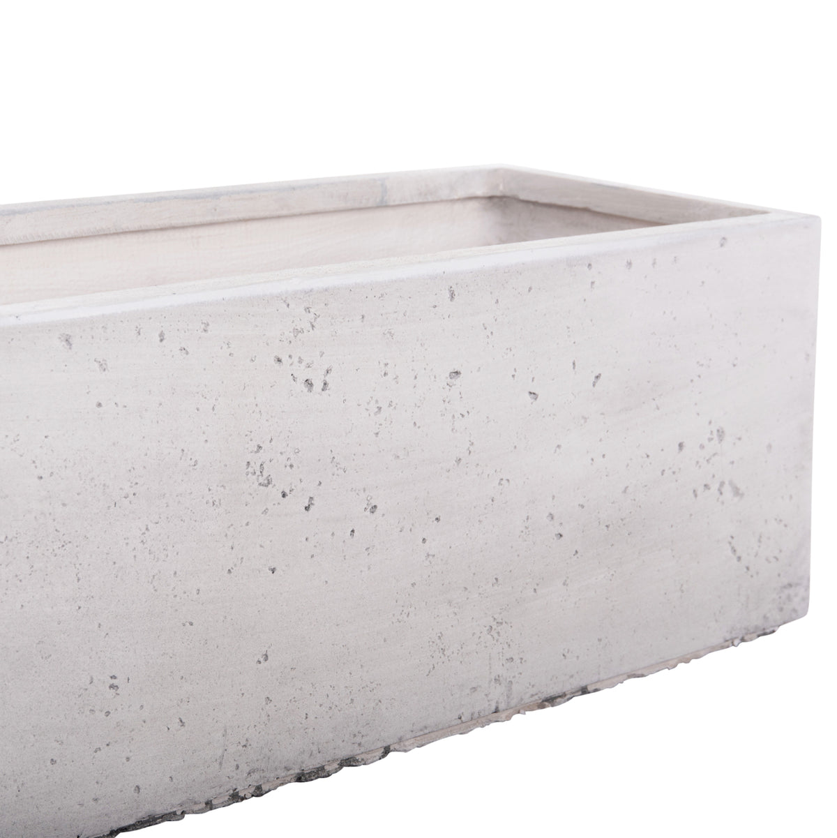 Garden Planters Rectangular Set 3pcs Series Gardener Hm4723 Fiberclay In Grey 81x30x30hcm.