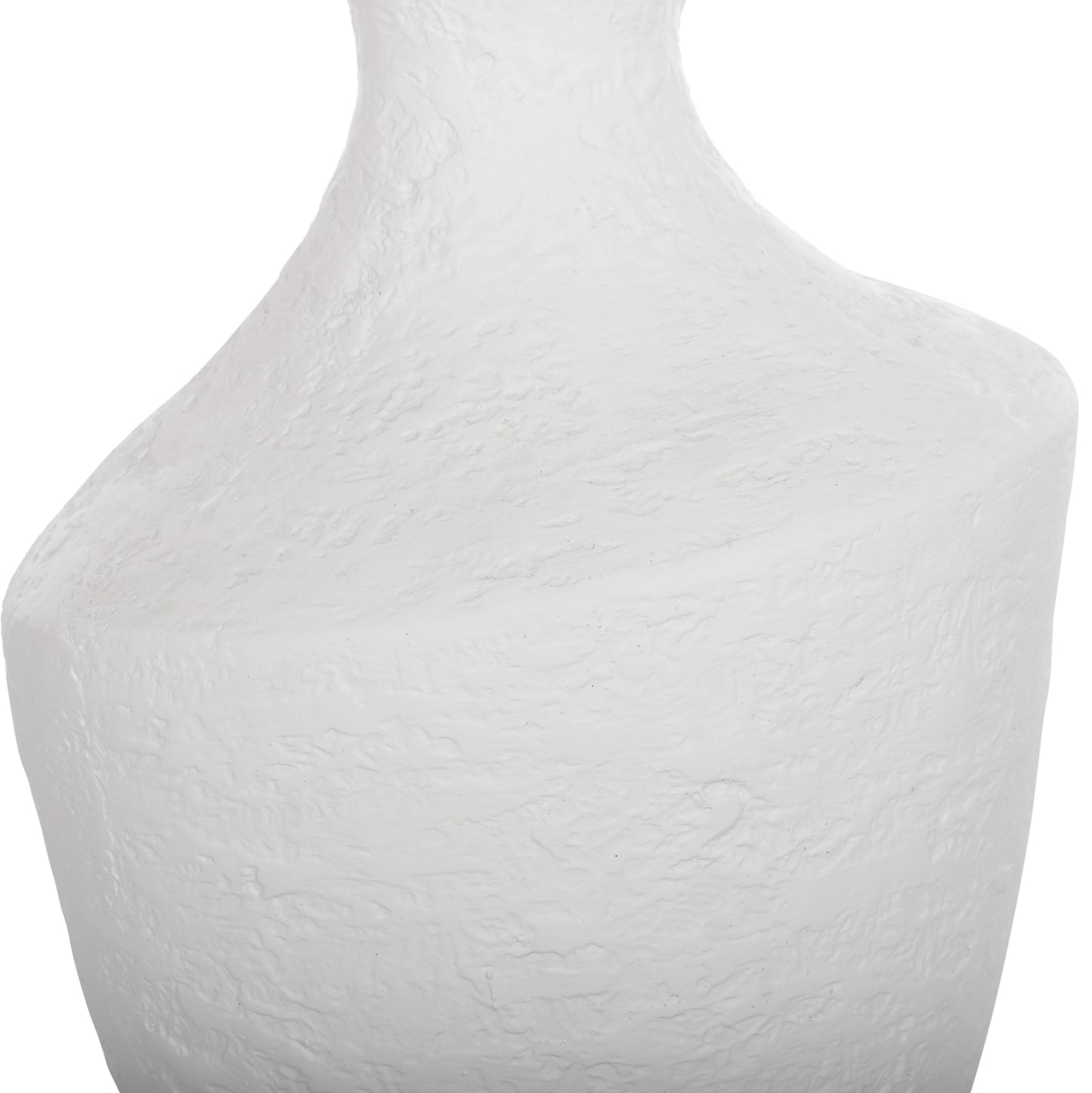 Side Tables 2pcs Set Rebon Hm21137.02 Fiber Cement In White--Φ40cm & Φ27.5cm