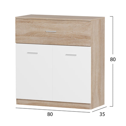 Entrance Set 4pcs Dionne Hm21057 Melamine In Sonama-white