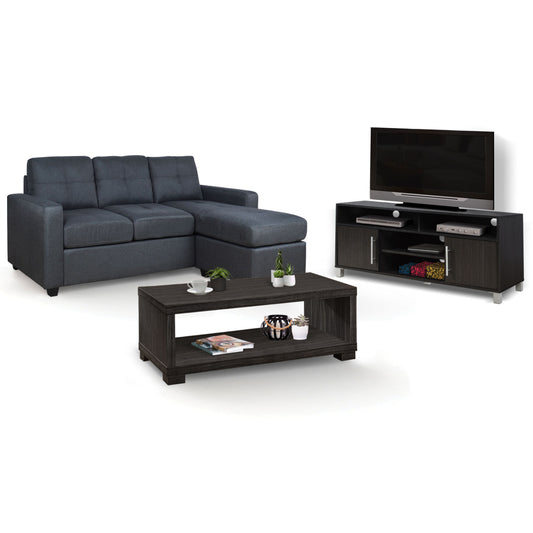 Student Set 3 Pieces Sofa-coffee Table-tv Furniture Hm11139