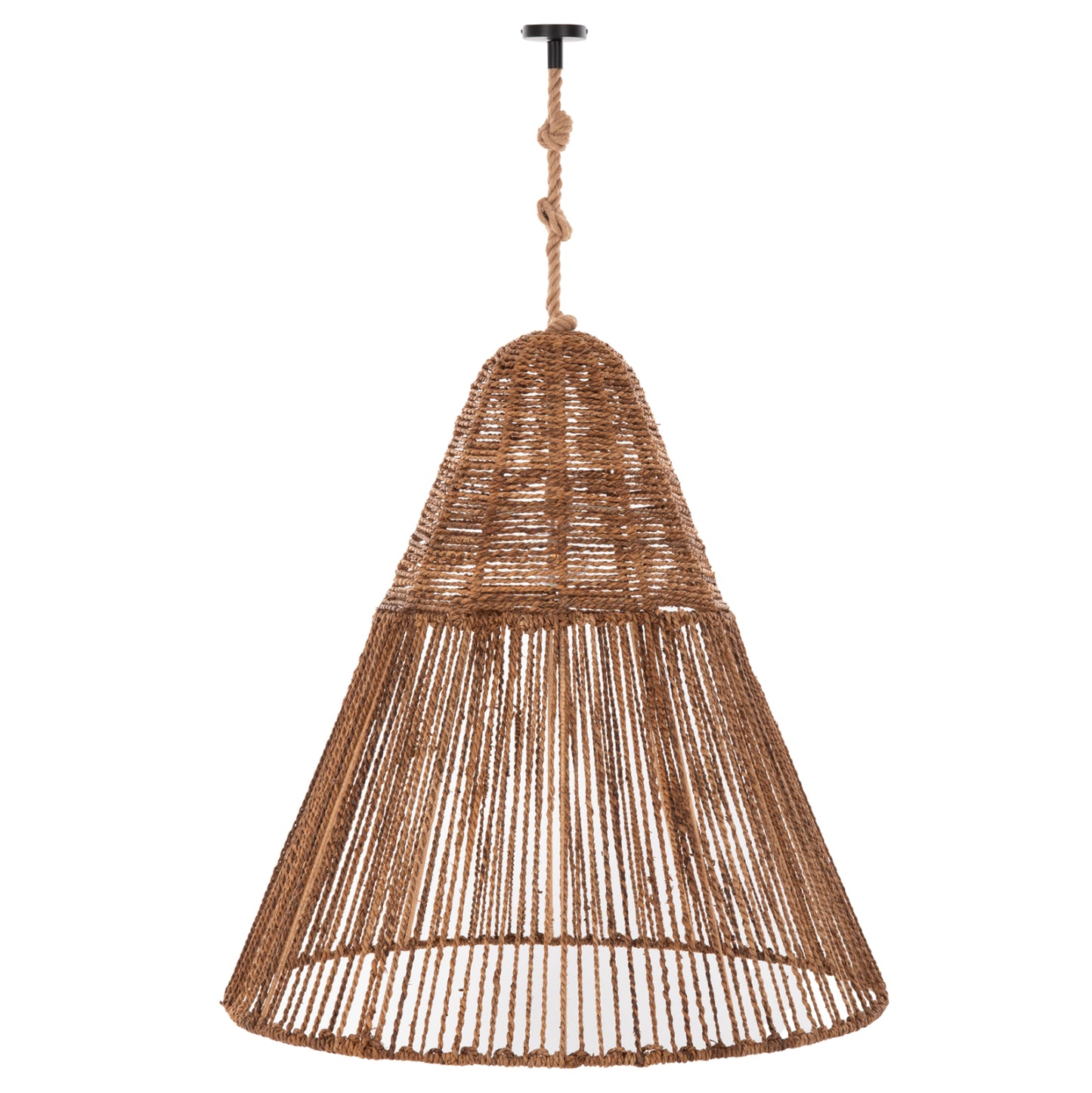 Ceiling Pendant Luminaire Set Hm11920 Rope And Banana Tree Fibers Φ100Χ205h Cm.