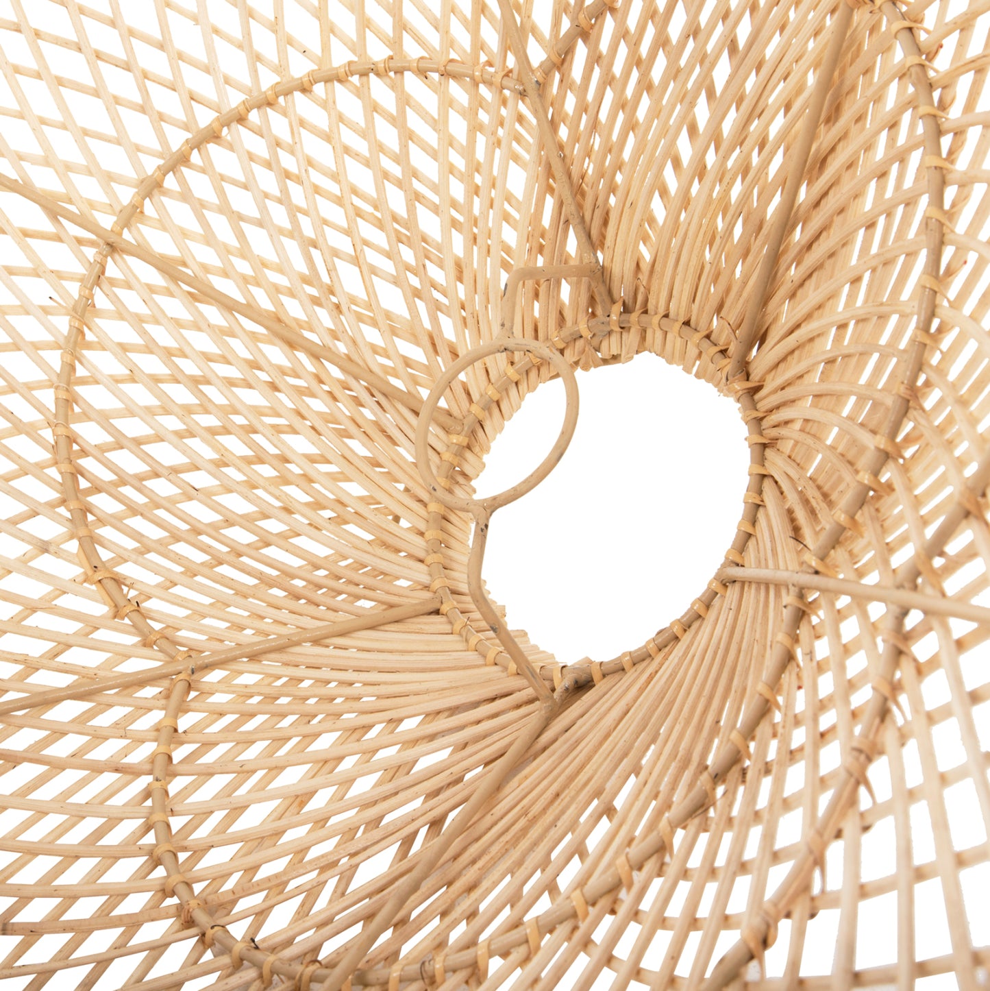 Ceiling Pendant Luminaire Set Hm11925.02 Rope And Natural Rattan Φ58.5Χ131h Cm.