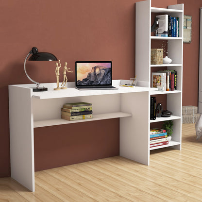 Office Set 2pcs Hm11774.11 White Melamine