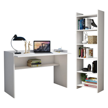 Office Set 2pcs Hm11774.11 White Melamine