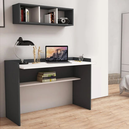 Office Set 2pcs Hm11775.13 Melamine In Grey-white