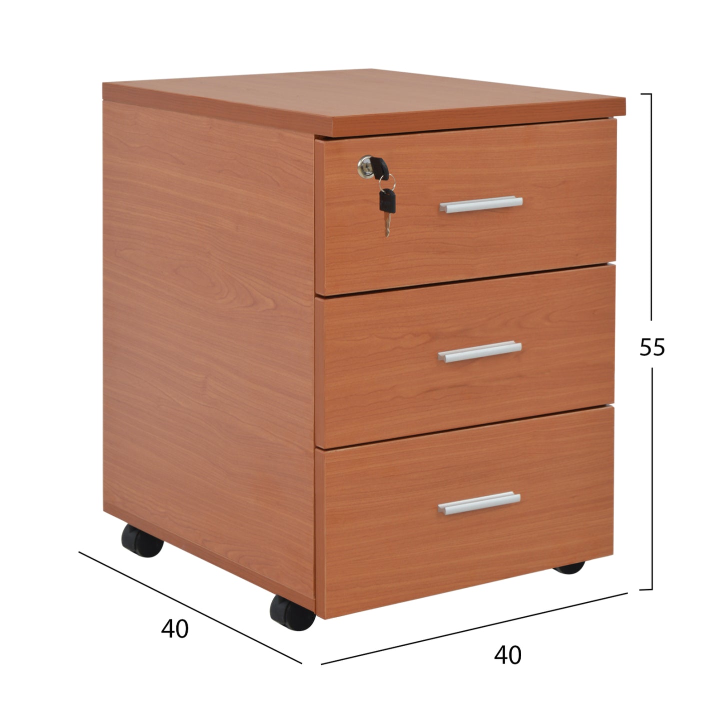 Office Set 2 Pieces Cherry Color Hm10215.13