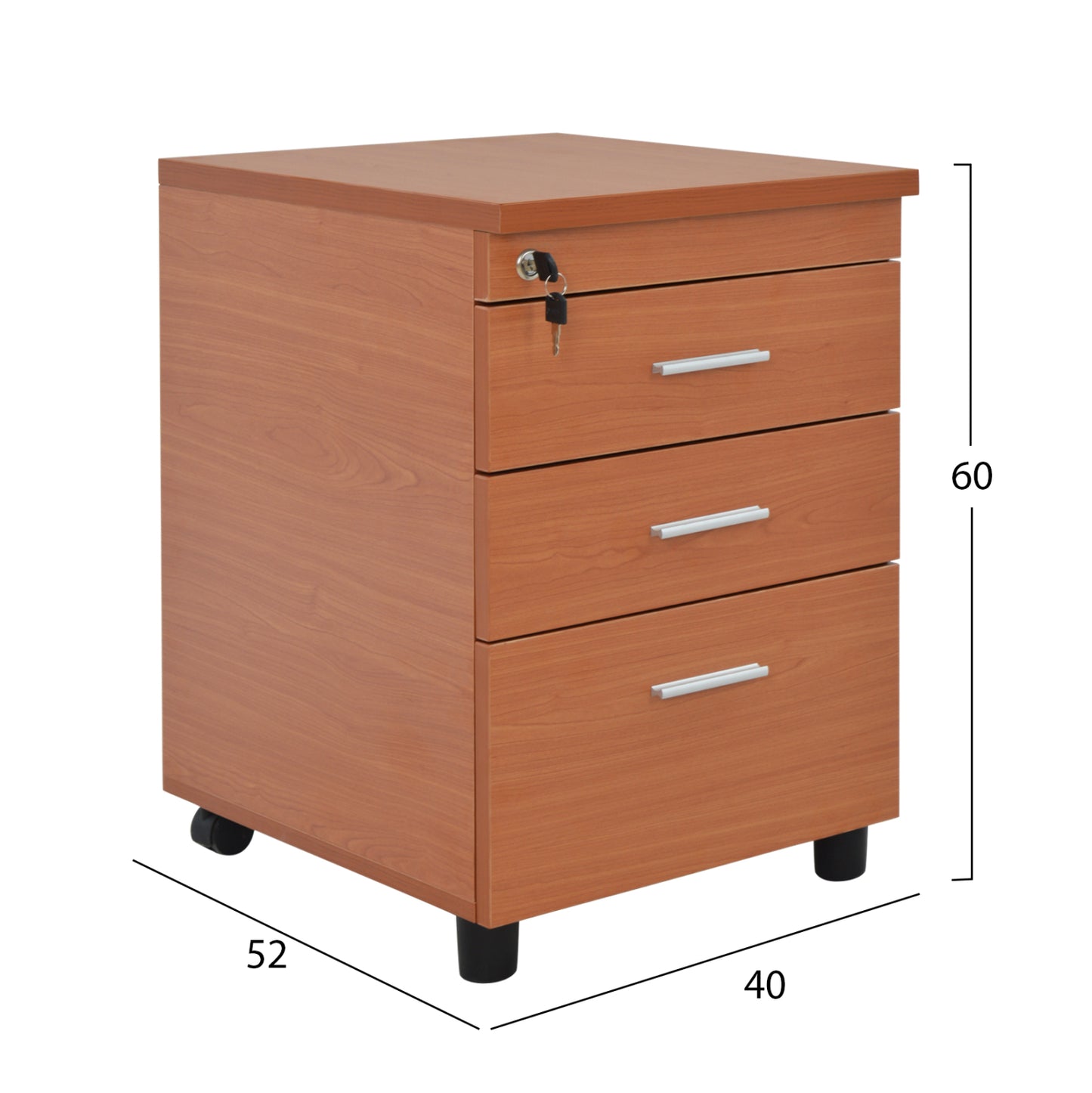Office Set 2 Pieces Cherry Color Hm10211.03