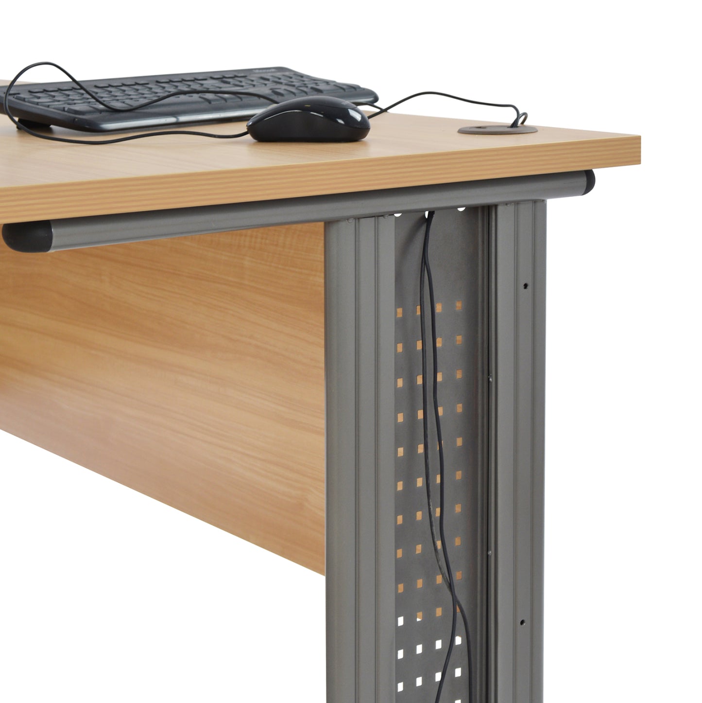 Office Set 2 Pieces In Oak Color Hm10211.01