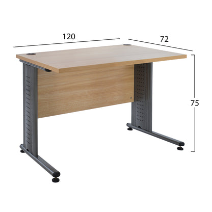 Office Set 2 Pieces Oak Color Hm10215.11