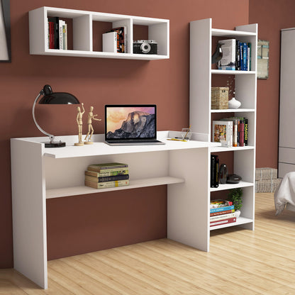 Office Composition Hm11776.11 3pcs Melamine In White Color