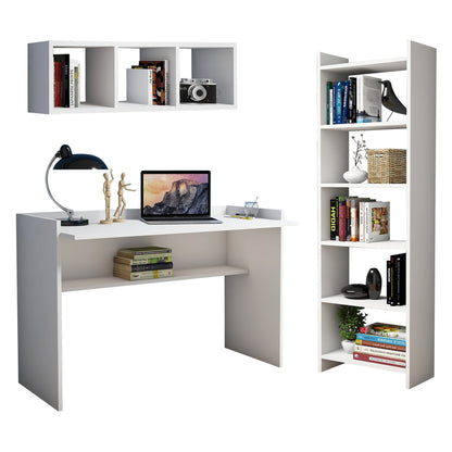 Office Composition Hm11776.11 3pcs Melamine In White Color