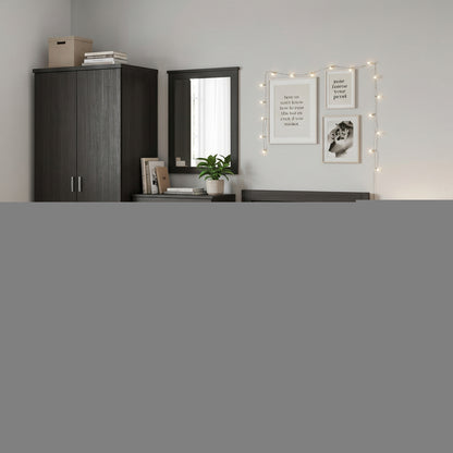 Set Bedroom 5 Pieces Zebrano Hm11337.01