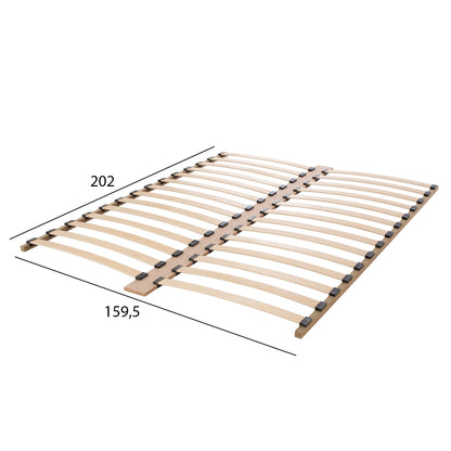 Bedroom Furniture Set 6pcs Adler Hm11759.03 Melamine In White-for Mattress 160x200cm
